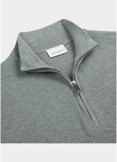 Profuomo Half zip ppwj10034/b Groen - XXL