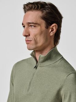 Profuomo Half Zip Pullover Luxury Basic Groen - L,M,S,XL