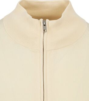 Profuomo Half Zip Pullover Luxury Ecru Wit - L,M,XL