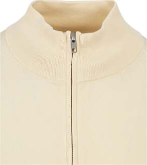 Profuomo Half Zip Pullover Luxury Ecru Wit - L,XL