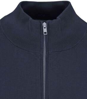 Profuomo Half Zip Pullover Luxury Navy Donkerblauw - M,XL,XXL