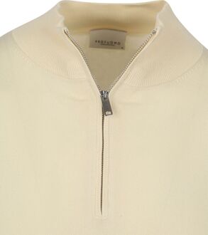 Profuomo Half Zip Pullover Luxury Off White Off-White - L,S,XL,XXL