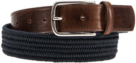 Profuomo Herenriem Elastische PP3R000022 - Blauw - 105 cm