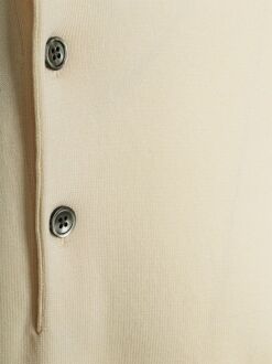 Profuomo Knitted Poloshirt Ecru Off-White - L,M,S,XL,XXL