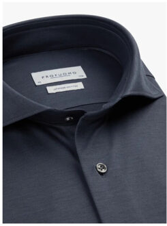 Profuomo Lange mouw overhemden ppwh30026 - maat 39 (M) Blauw