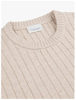 Profuomo Lange mouw overhemden ppwj30020 - maat XL Beige