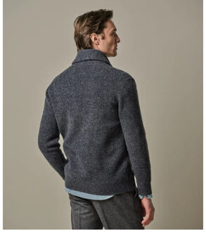 Profuomo Lange mouw overhemden ppwj30032 Blauw - XL