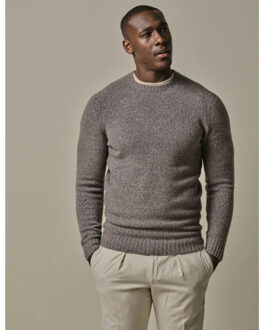 Profuomo Lange mouw overhemden ppwj30037 Bruin - XL