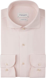 Profuomo Lange mouw overhemden Roze - 39 (M)