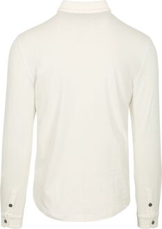 Profuomo Longsleeve Polo Off White Wit - L,M,S,XL
