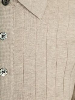 Profuomo Longsleeve Poloshirt Dropneedle Beige - L,S,XL,XXL
