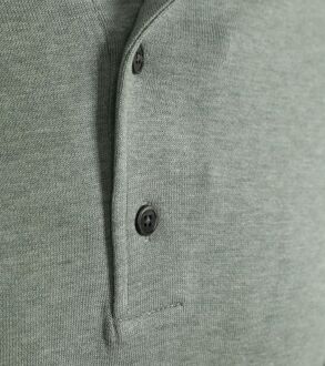 Profuomo Longsleeve Poloshirt Luxury Basic Groen - XL