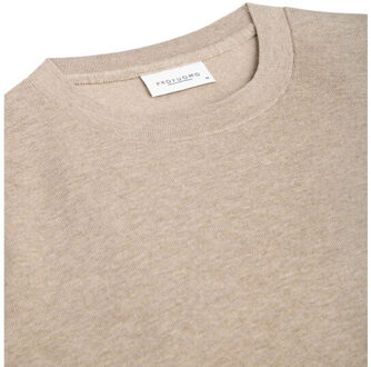 Profuomo Luxury basic trui ronde hals Rood