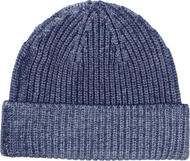 Profuomo Muts Wol Donkerblauw