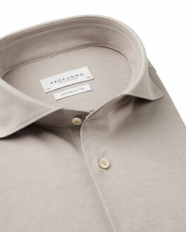 Profuomo Overhemd Beige heren - 39,44,42,41,38,43,40