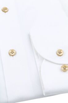 Profuomo Overhemd Cutaway Dobby Wit