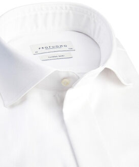 Profuomo Overhemd met lange mouwen Blauw - 38 (S)