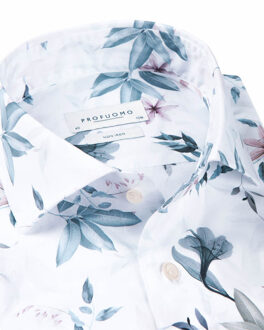 Profuomo Overhemd met lange mouwen Blauw - 39 (M)