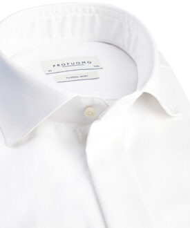 Profuomo Overhemd met lange mouwen - maat 44 (XL) Blauw