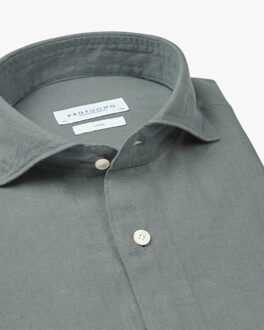 Profuomo Overhemd met lange mouwen - maat 45 (XXL) Groen