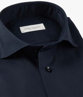 Profuomo Overhemd Supima Cutaway Navy  39
