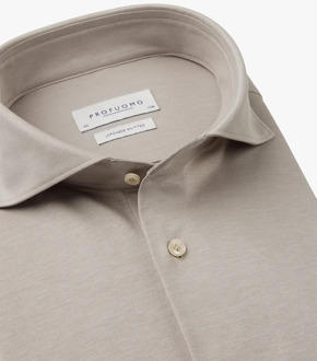 Profuomo Overhemd X-Cutaway Sf Sc BEIGE   42