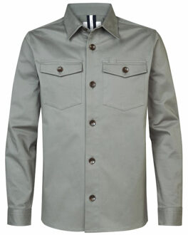 Profuomo Overshirt Basic Groen - L,M