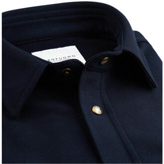 Profuomo Overshirt Blauw - XXL