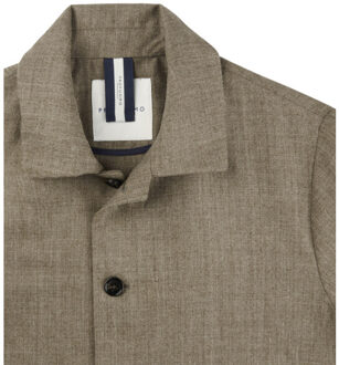 Profuomo Overshirt - maat XXL Beige