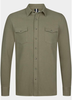 Profuomo Overshirt ppxf10001/g - maat M Groen