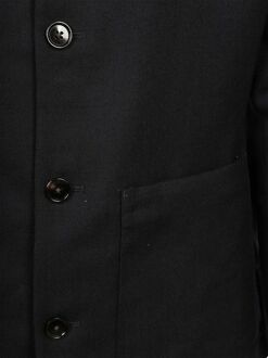 Profuomo Overshirt Wool Navy Donkerblauw - M