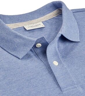 Profuomo Piqué Poloshirt Blauw - M