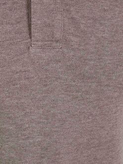 Profuomo Piqué Poloshirt Melange Bruin - L,M,S,XL,XXL