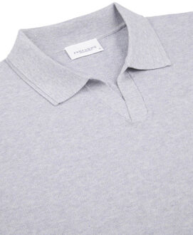 Profuomo Polo met korte mouwen Grijs - XXL
