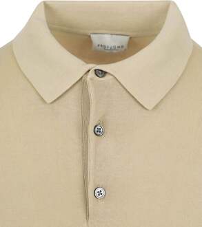 Profuomo Poloshirt Cool Cotton Ecru Wit - L,XL