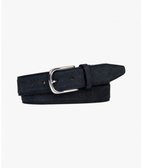 Profuomo Ppvr30003h p -  heren riem belt suede green profu - maat 85 Blauw