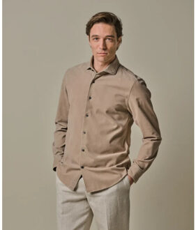 Profuomo Ppwh30012d f heren corduroy overhemd  profu Ecru - L