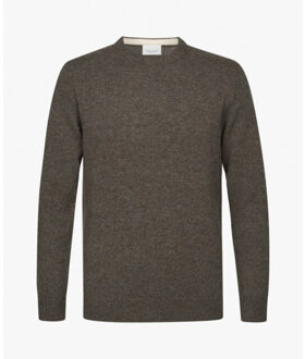 Profuomo Ppwj30028a h heren ronde hals trui profu Bruin - XL