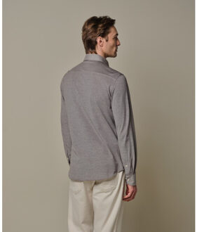 Profuomo Ppxh10023c - overhemd cutaway lange mouw profu Bruin - 41 (L)