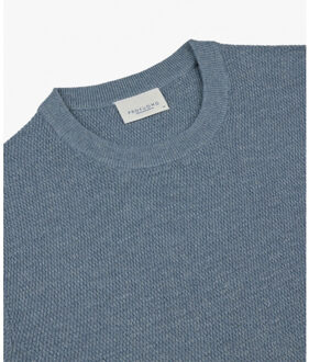 Profuomo Ppxj10001e pullover crew neck trui profu Lichtblauw - XL