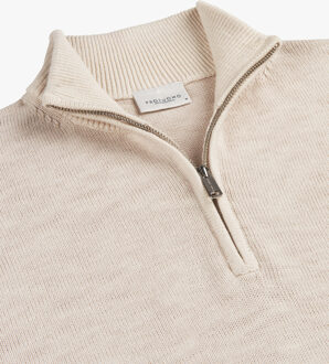 Profuomo PULLOVER HALF ZIP OFF WHITE  XL Beige