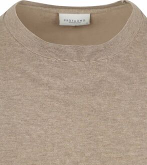 Profuomo Pullover Luxury Beige Bruin - L,M,S,XL,XXL