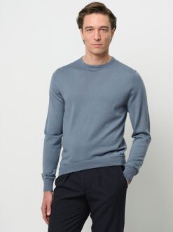 Profuomo Pullover Merinowol Blauw - L,M,S,XL,XXL