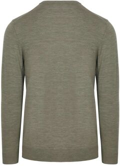 Profuomo Pullover Merinowol Groen