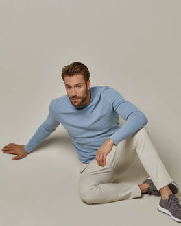 Profuomo Pullover pp2j00007a Lichtblauw - M