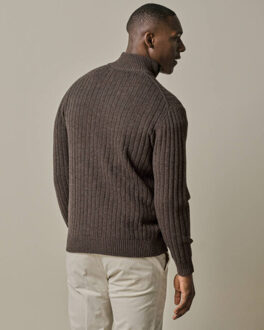 Profuomo Pullover ppwj30019b Bruin - L