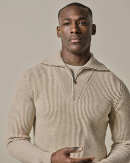 Profuomo Pullover ppwj30025b Beige - XL