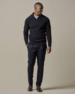 Profuomo Pullover ppwj30025d Blauw - XL