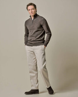 Profuomo Pullover ppwj30029b Bruin - XL