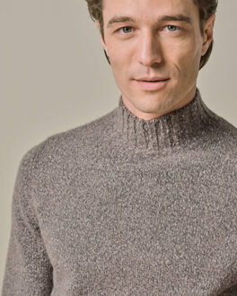 Profuomo Pullover ppwj30038b Bruin - S